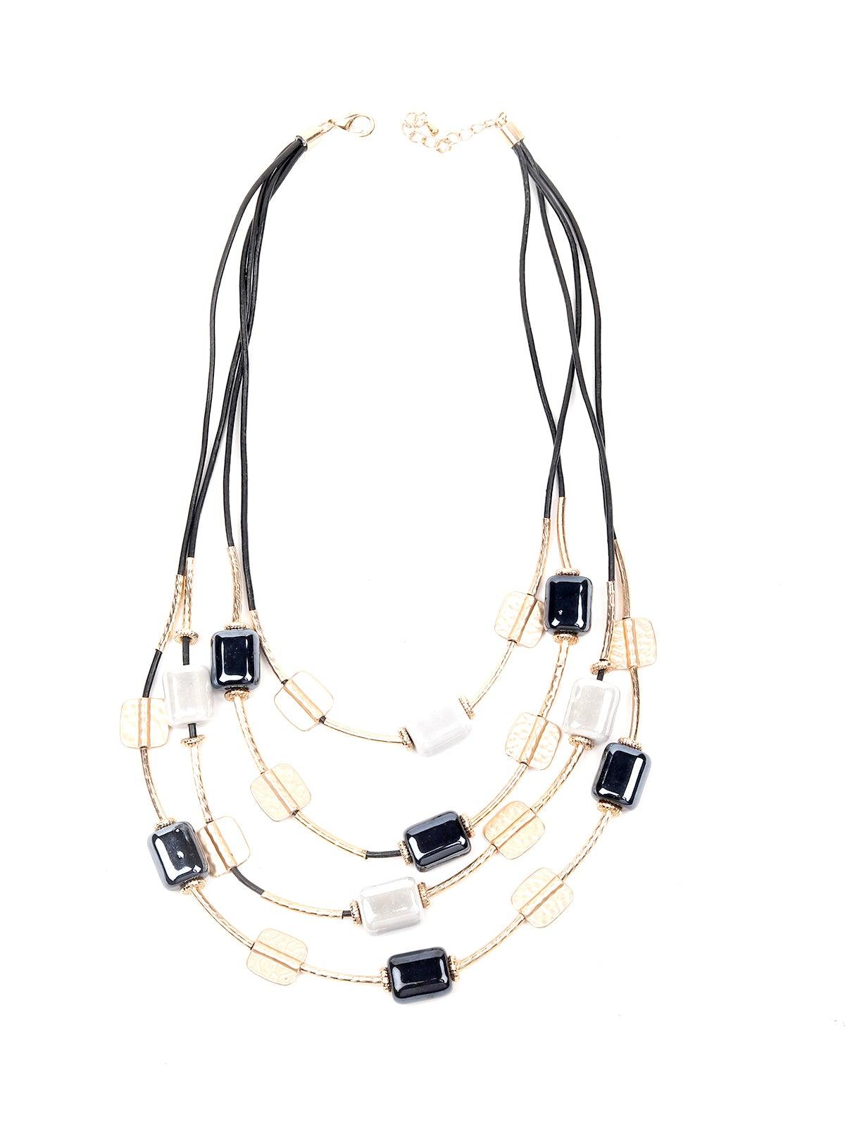 Women's Gold-Tone Stunning Multilayered Necklace - Odette