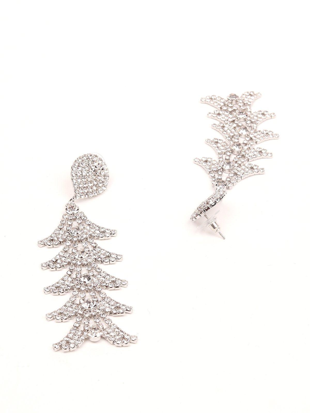 Women's Gorgeous Crystal Layered Earrings - Odette