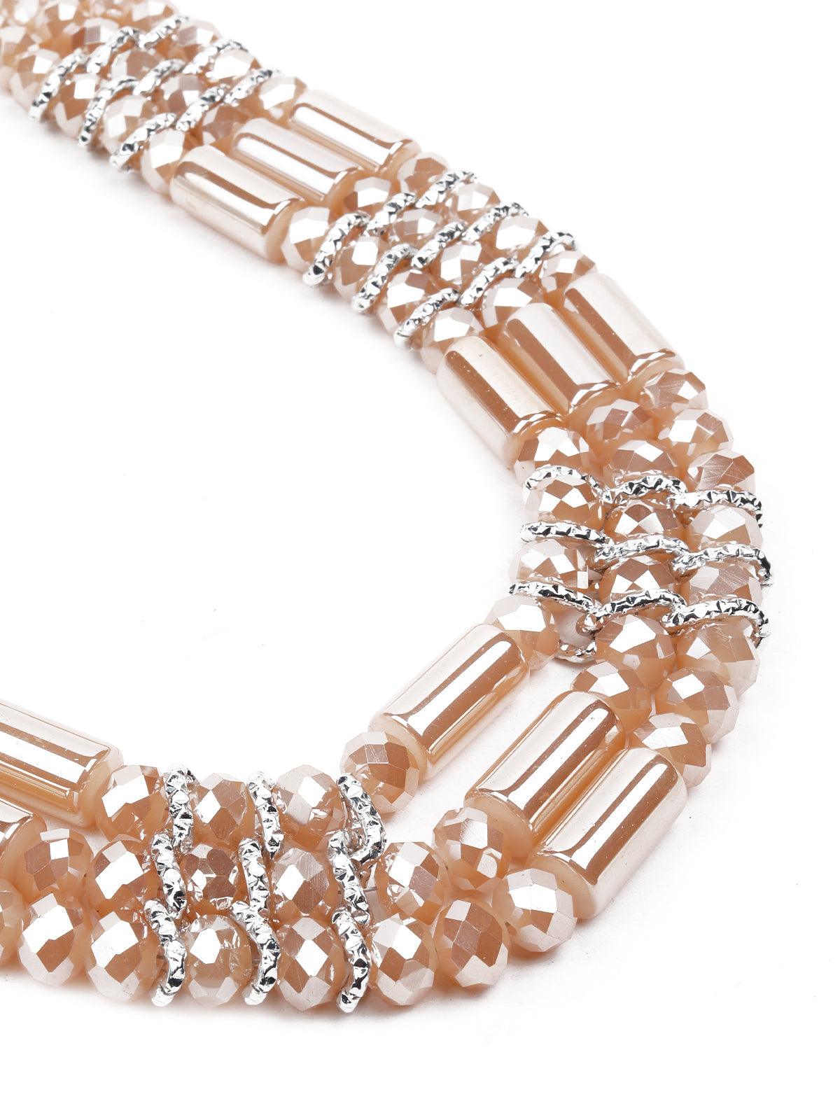 Women's Gorgeous Light Gold Layered Necklace - Odette