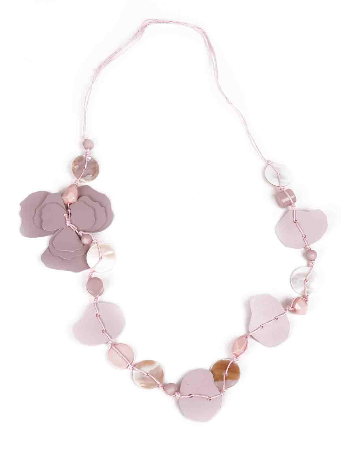 Women's Gorgeous Lilac Embellished Necklace - Odette