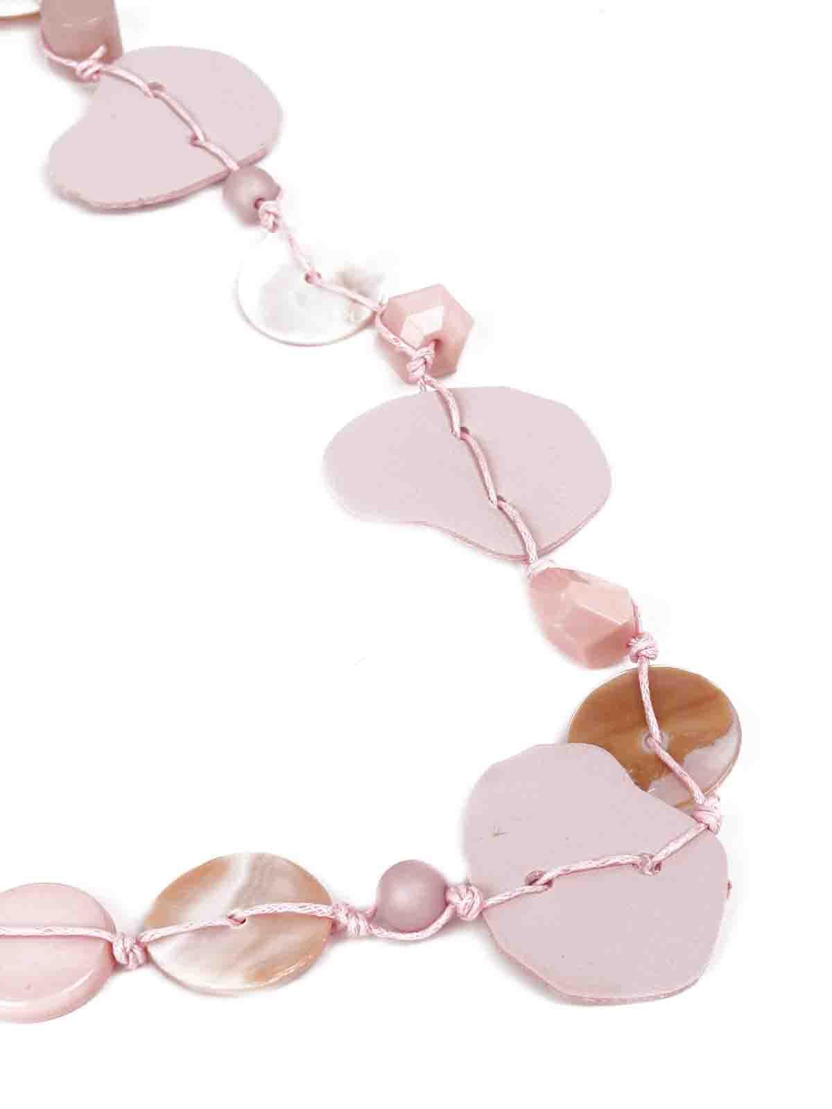 Women's Gorgeous Lilac Embellished Necklace - Odette