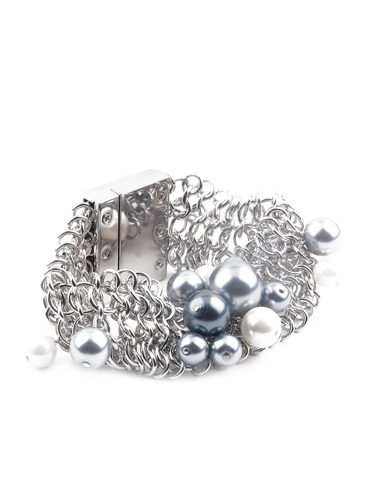 Women's Gorgeous Silver Tone Alluring Bracelet - Odette