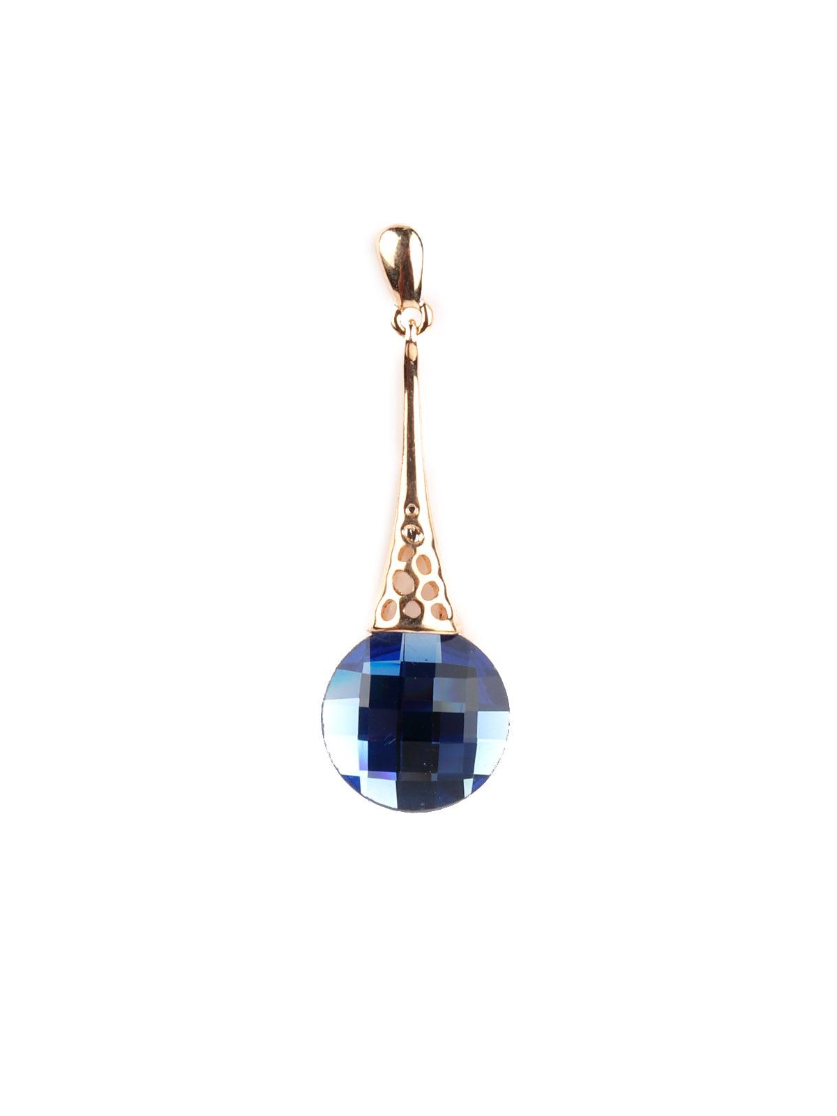 Women's Grace Sapphire Blue Crystal Earrings - Odette