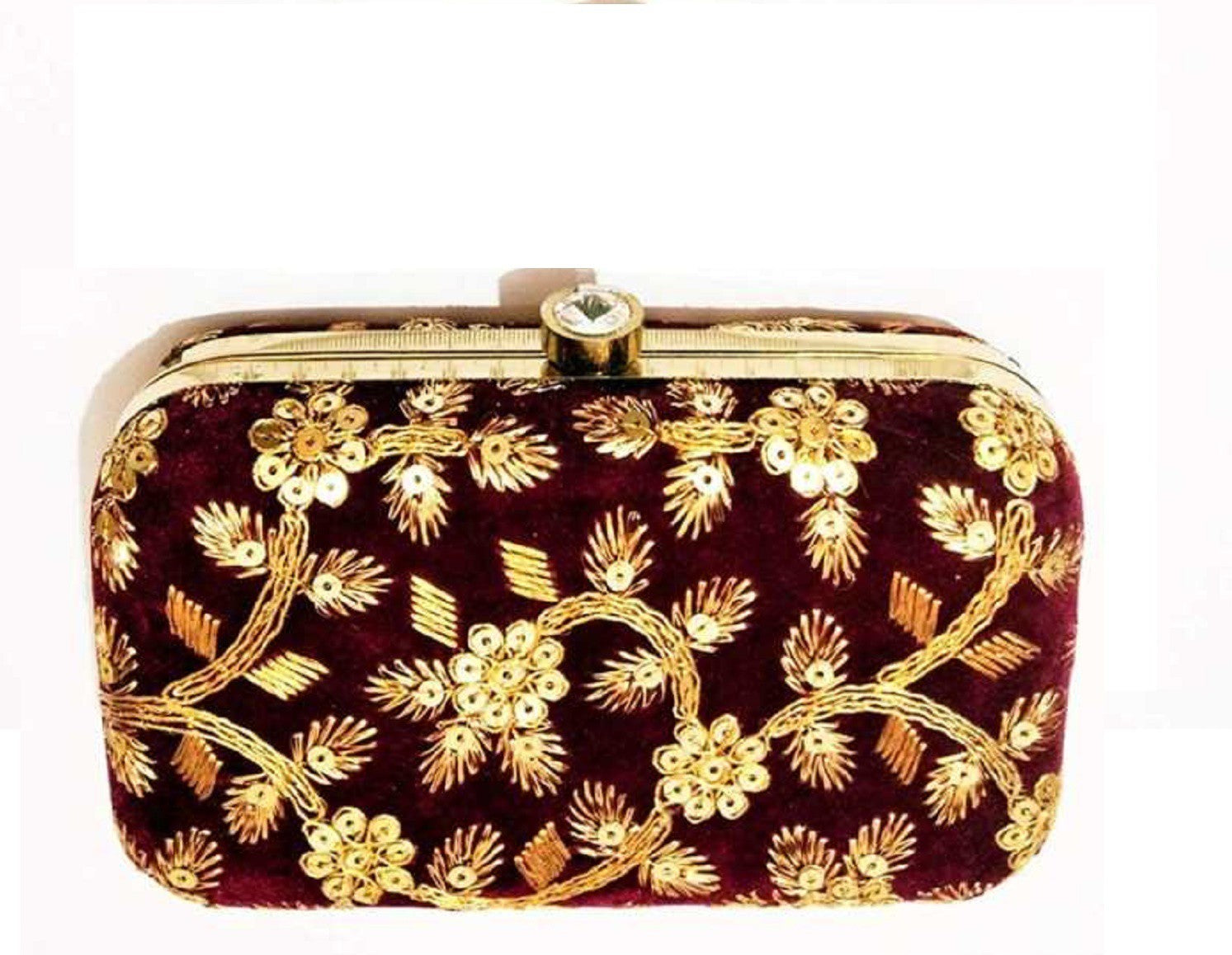 Buy Cult Factory Fancy Partywear Box Clutch with Sling Bridal Purse Jaipuri  Clutch Online at Best Prices in India - JioMart.