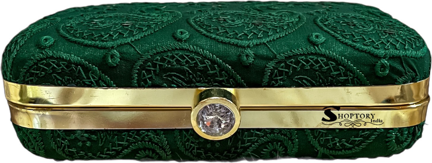 Emerald Evening Clutch Box