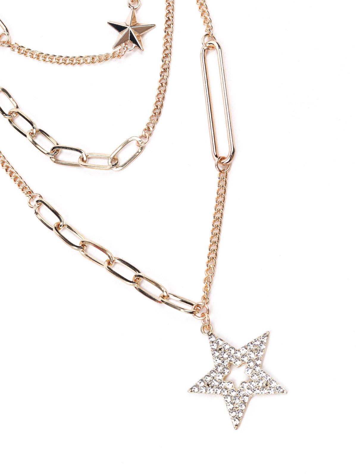 Women's High-Quality Stunning Star Pendant Layered Necklace - Odette