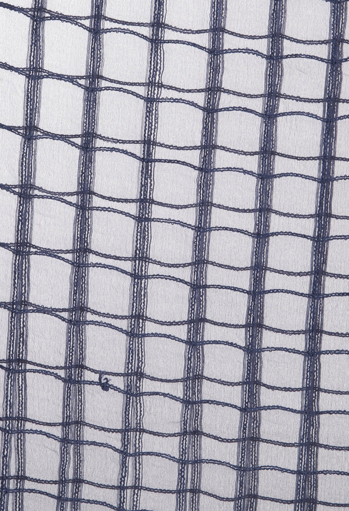 Women's Cotton Square Navy Blue Dupatta Mfd0038