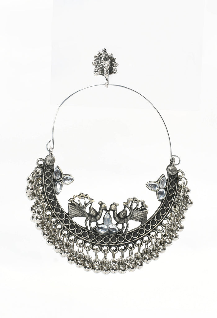 Trendia Peacock design Chandbali Ear