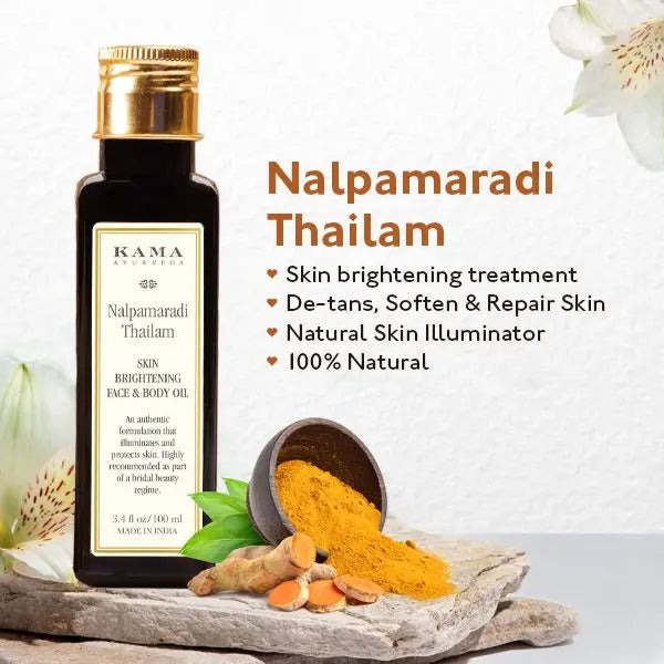 Nalpamaradi Thailam Skin Brightening Treatment - Kama Ayurveda