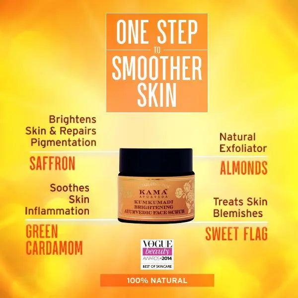 Kumkumadi Brightening Face Scrub