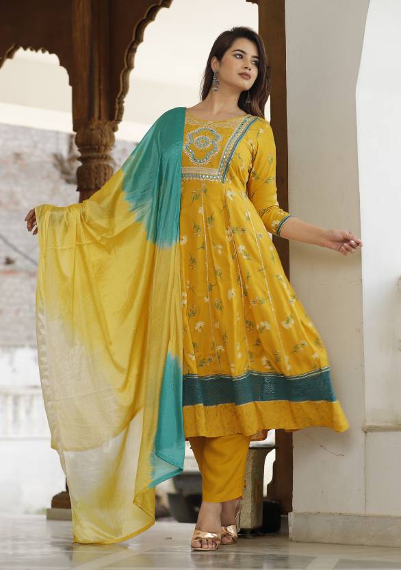 Women's Kurta And Palazzo Set