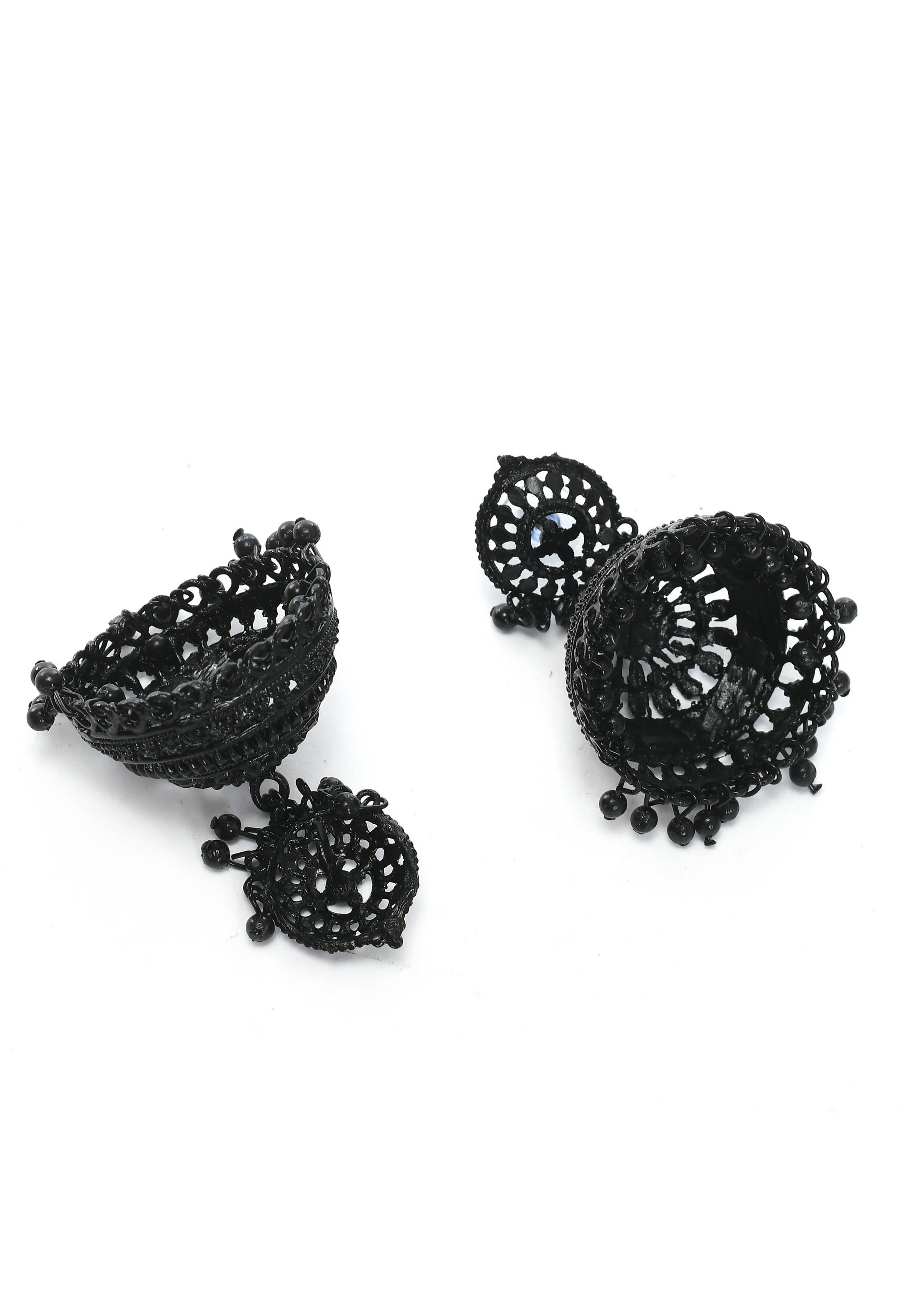 Latest design Black color Earrings - Johar Kamal