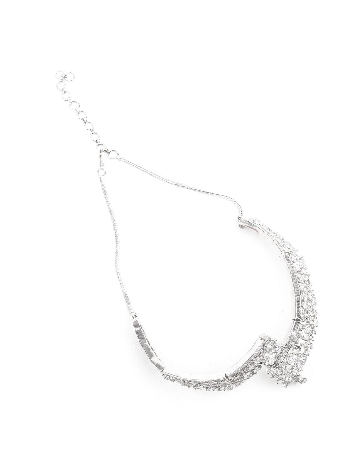 Women's Lovely White Choker Necklace - Odette