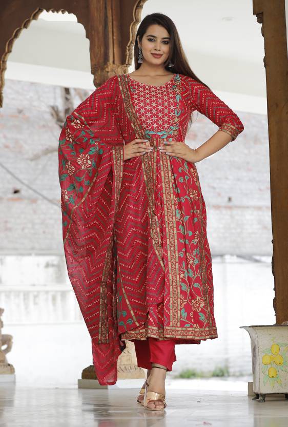 Women's Kurta And Palazzo Set Viscose Rayon