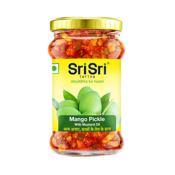 Mango Pickle - Mustard Oil, 300g -  Sri Sri Tattv