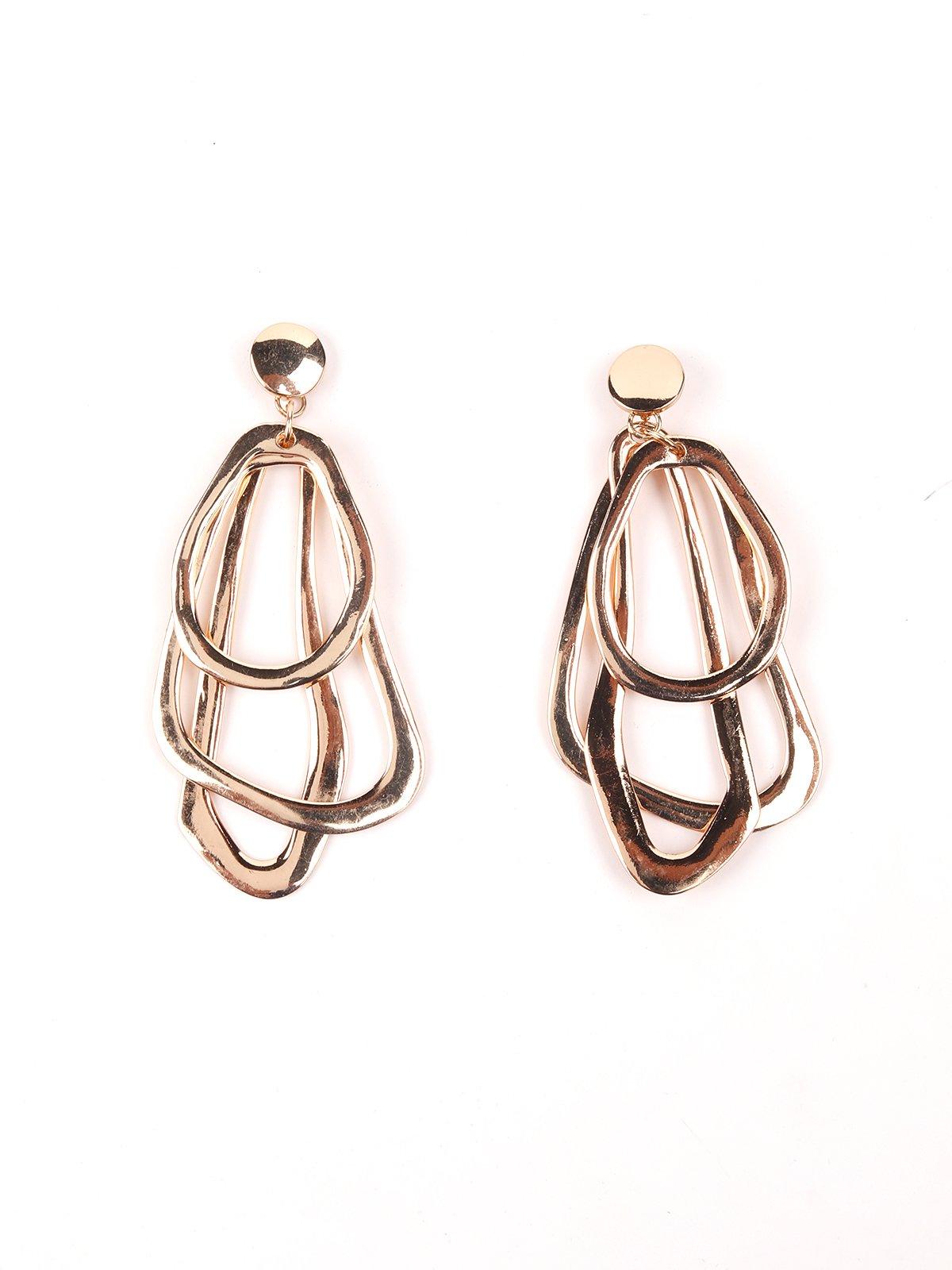 Women's Metal Linked Earrings - Odette