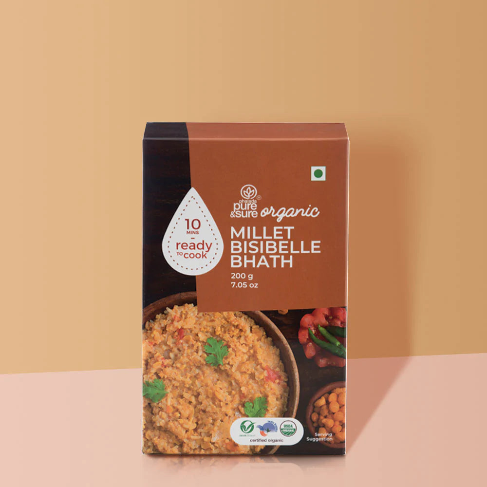 Organic Millet Bisi Bele Bath-200 g-Pure & Sure