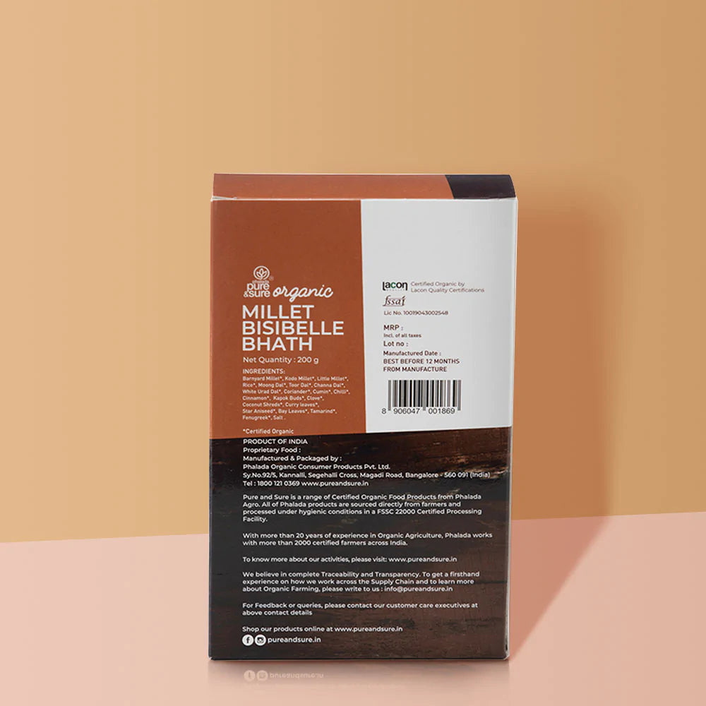 Organic Millet Bisi Bele Bath-200