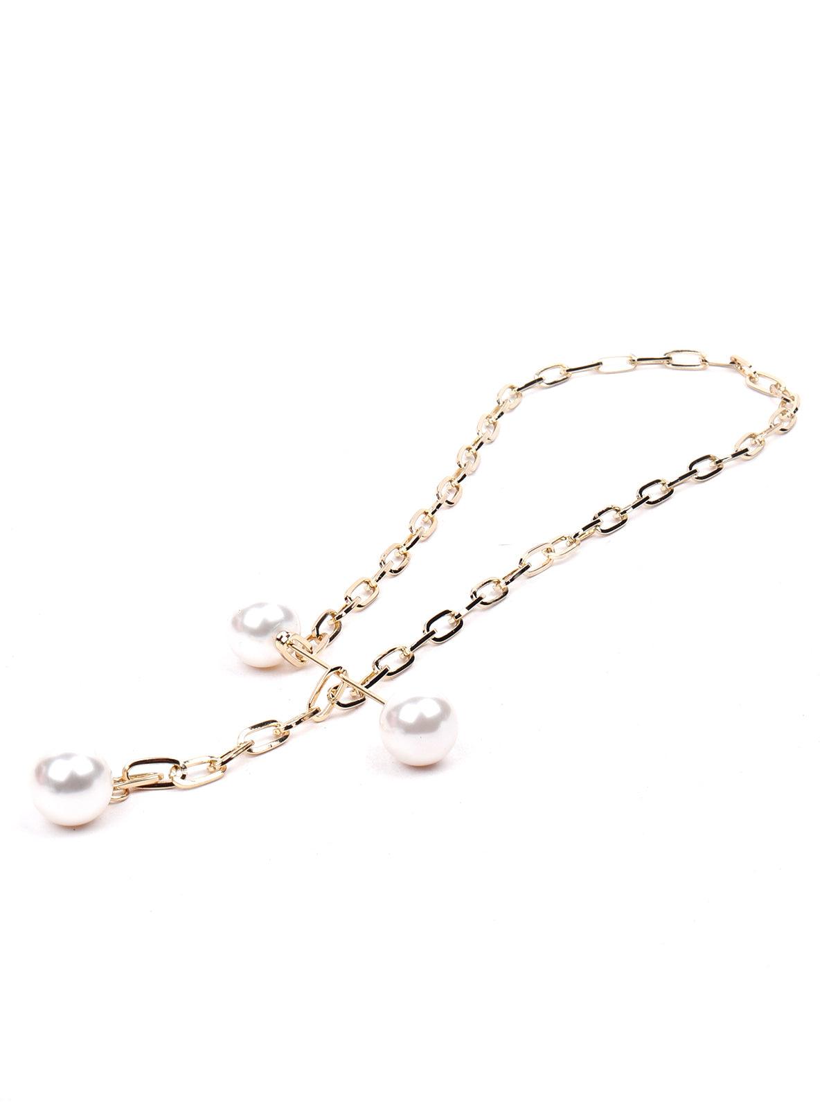 Women's Minimalistic Golden Necklace - Odette