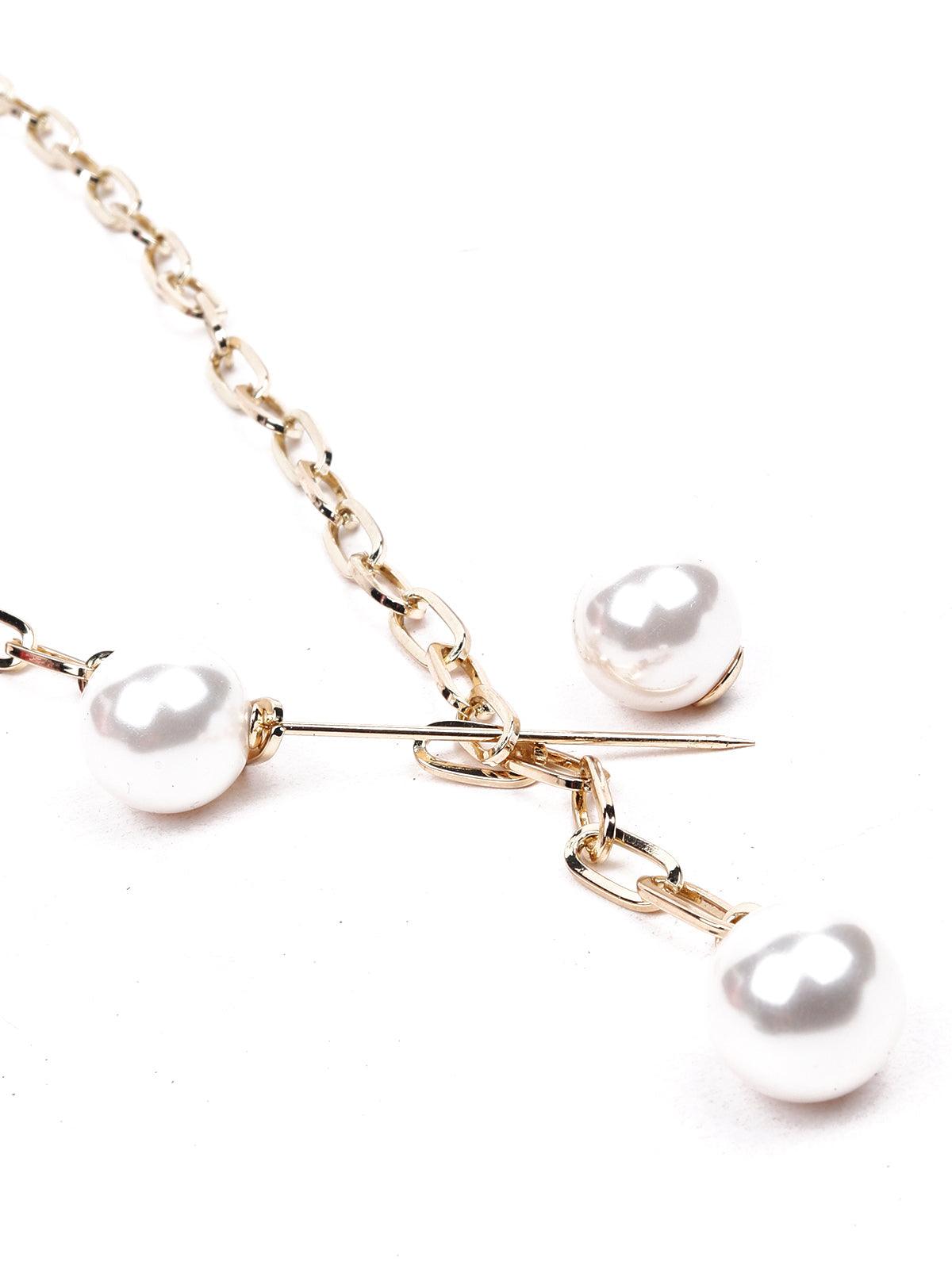 Women's Minimalistic Golden Necklace - Odette