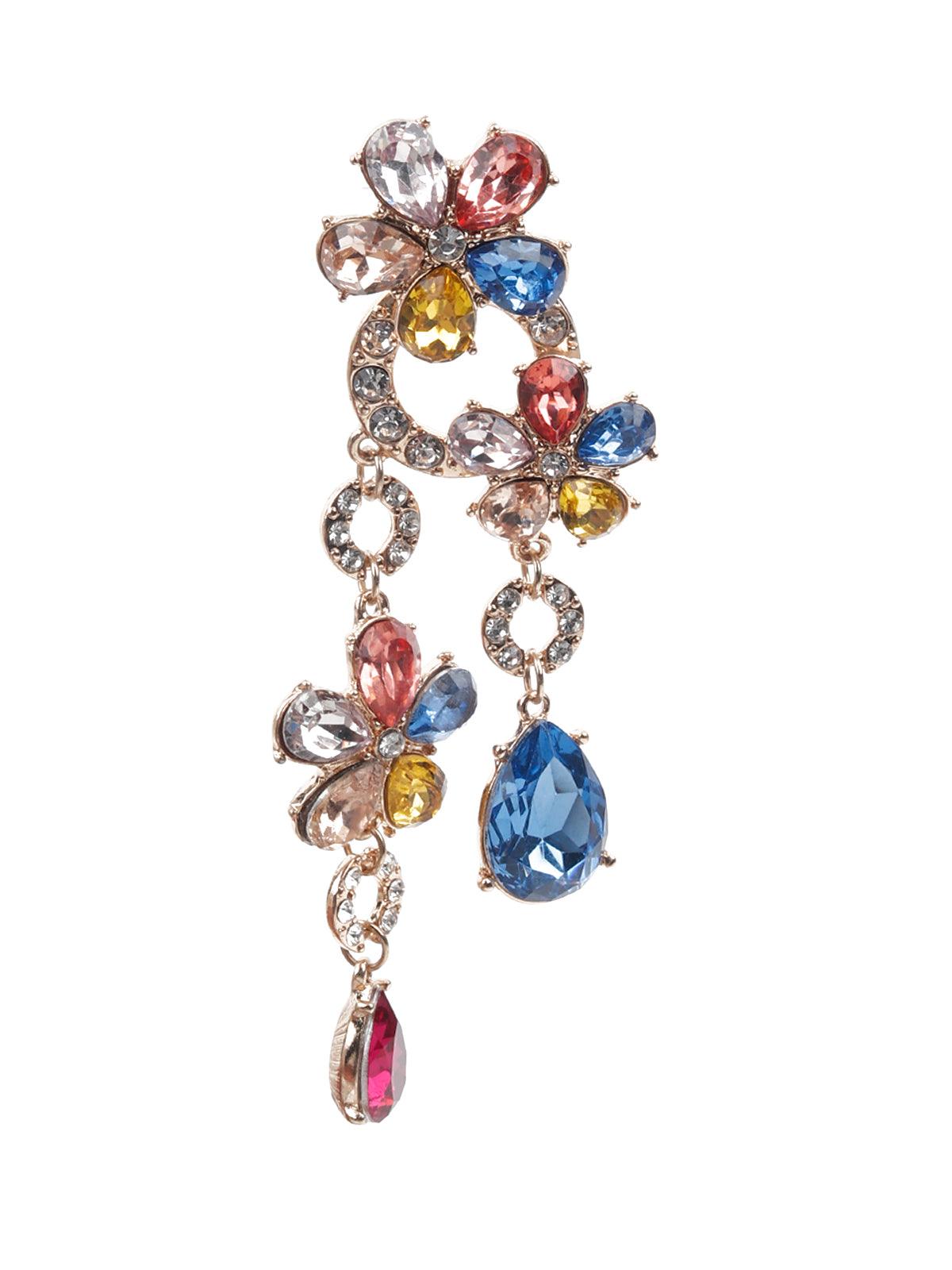 Women's Multicolored Chandelier Earrings - Odette
