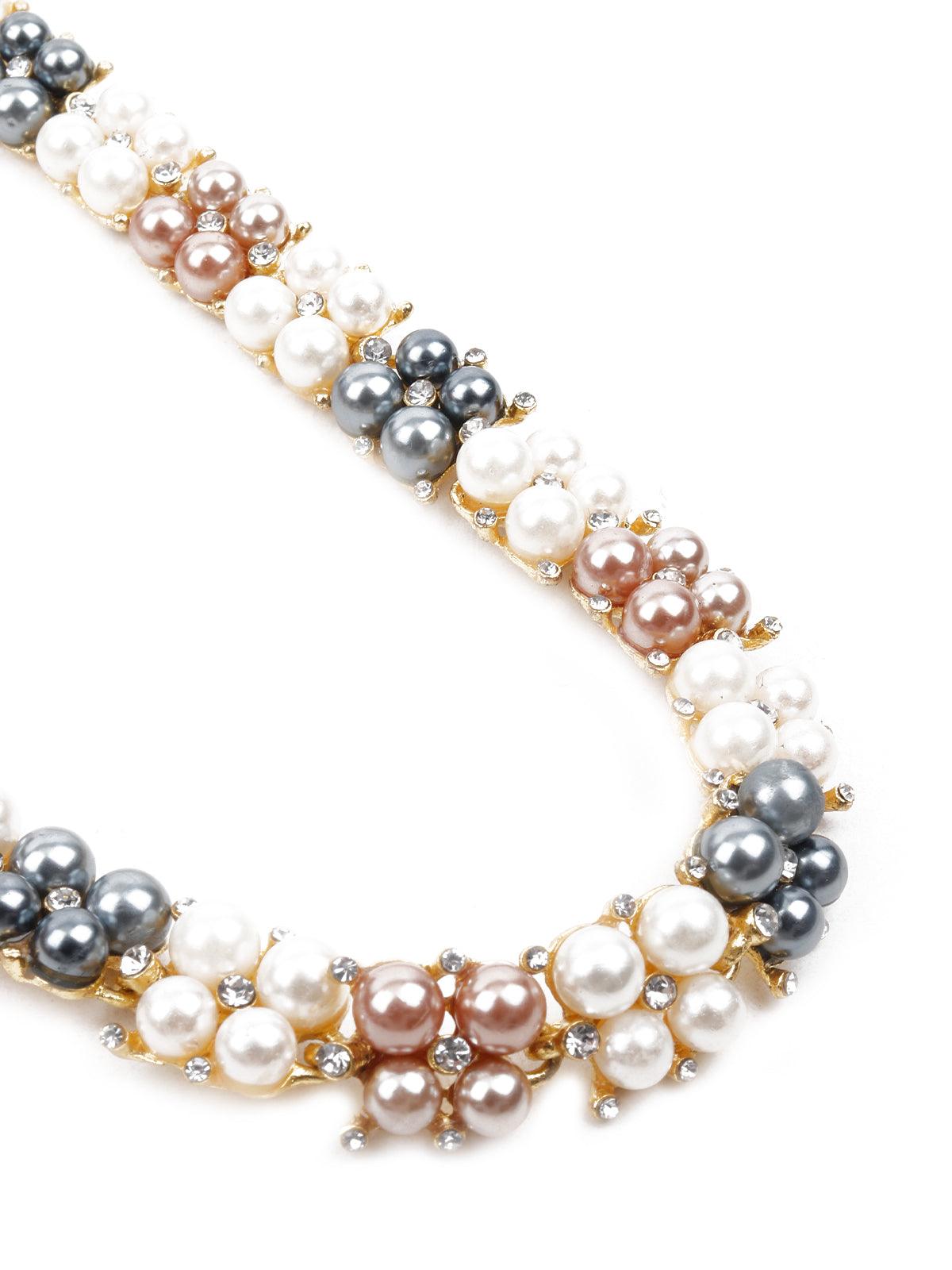 Women's Multicolored Choker Necklace - Odette