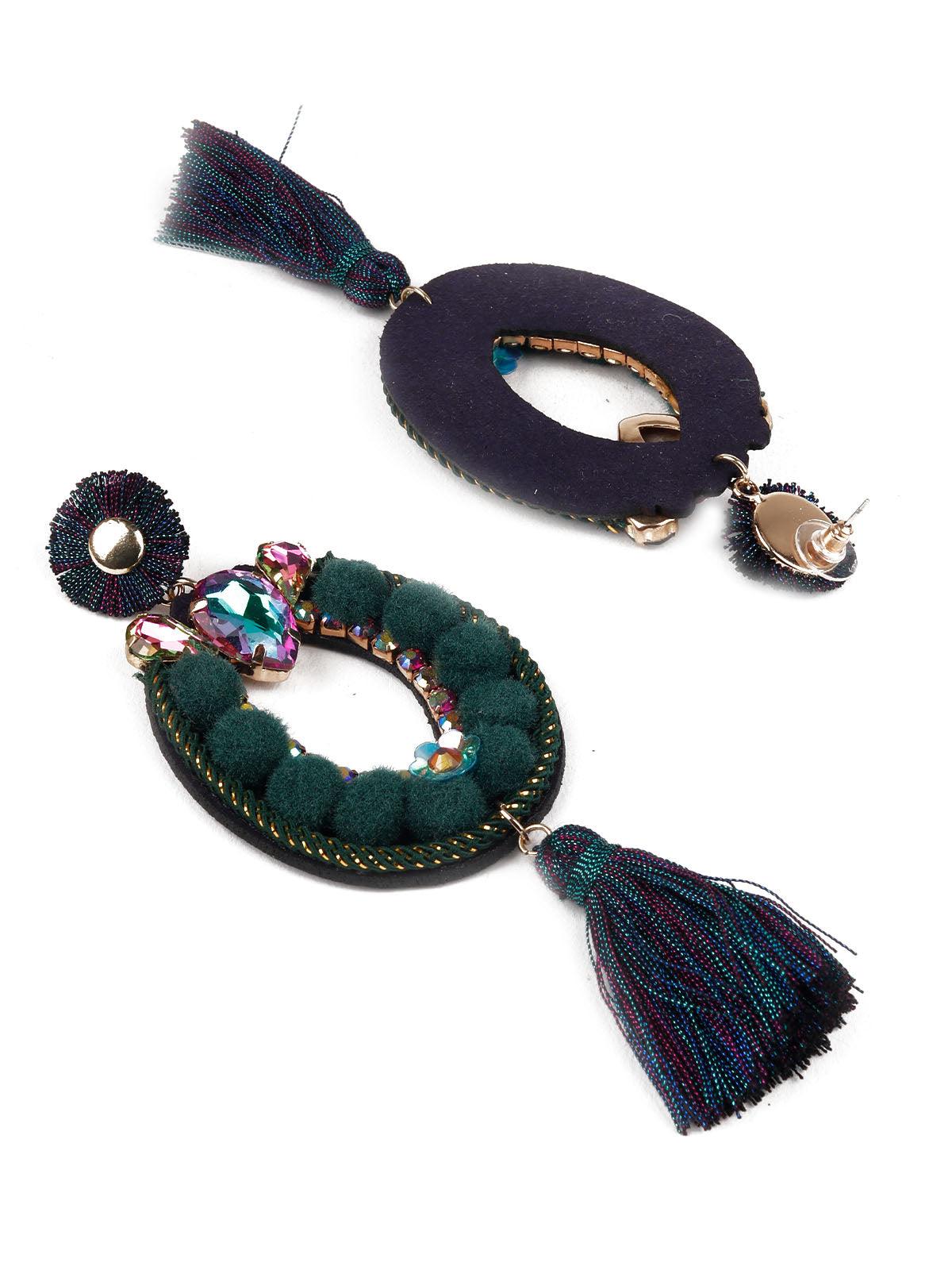 Women's Multicolored Hoop Earrings - Odette