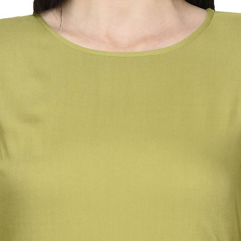 Women's Rayon Block print straight kurta Palazzo se