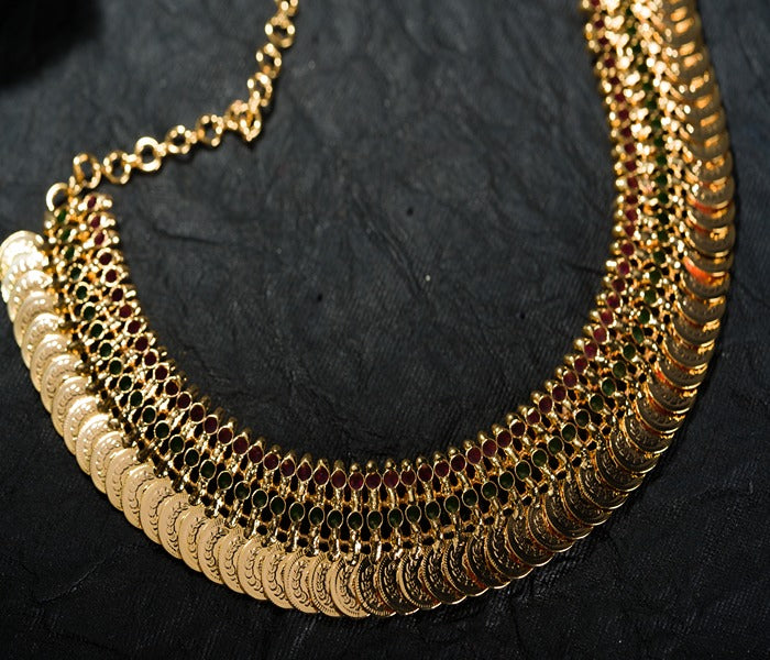 Women's Kasula Necklace Gold Plated  - Alankara
