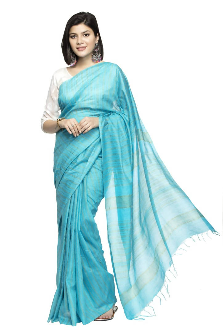 Women's Bhagalpuri Silk Sarees With Blouse Mfsaree_010