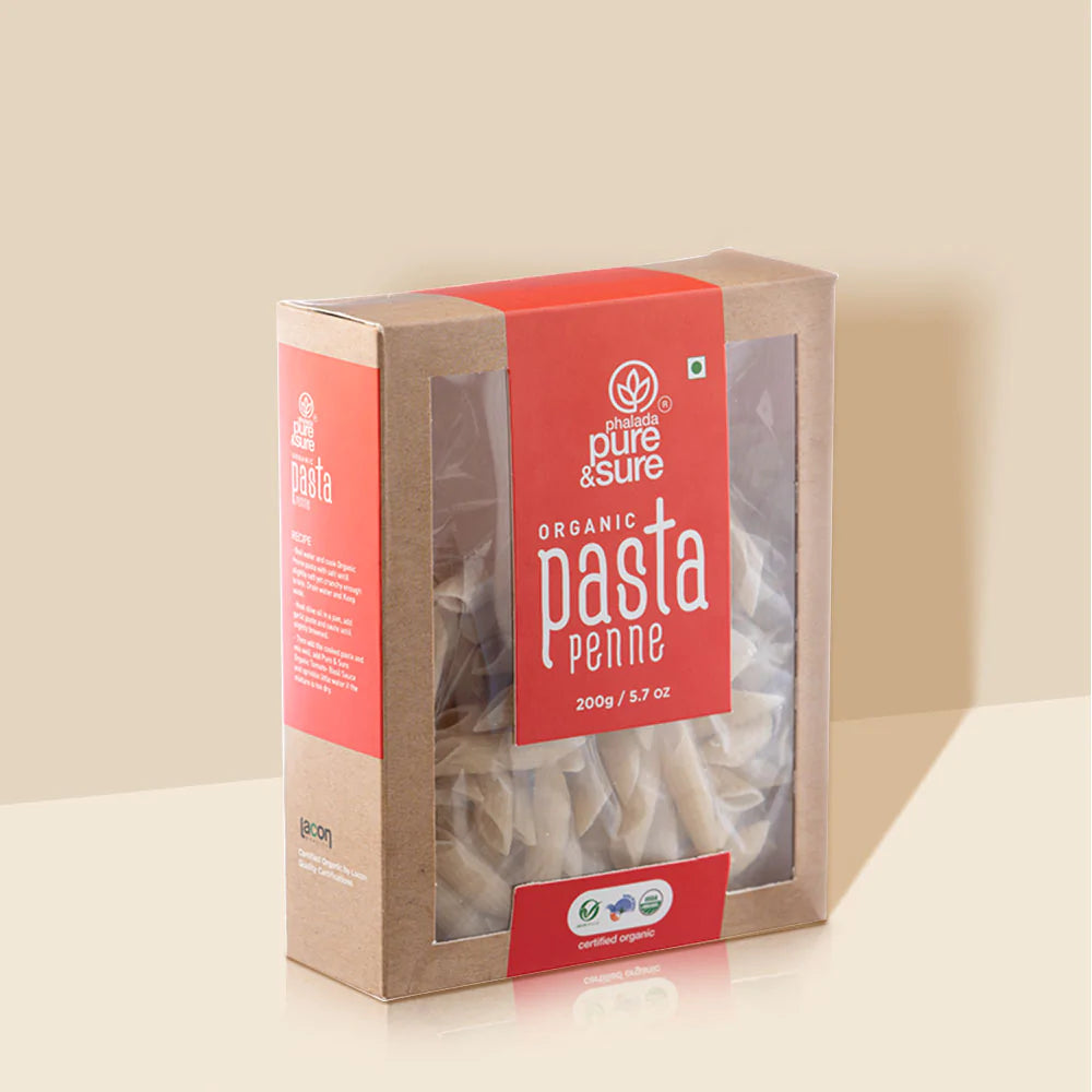 Organic Pasta Penne-200 g - Pure & Sure