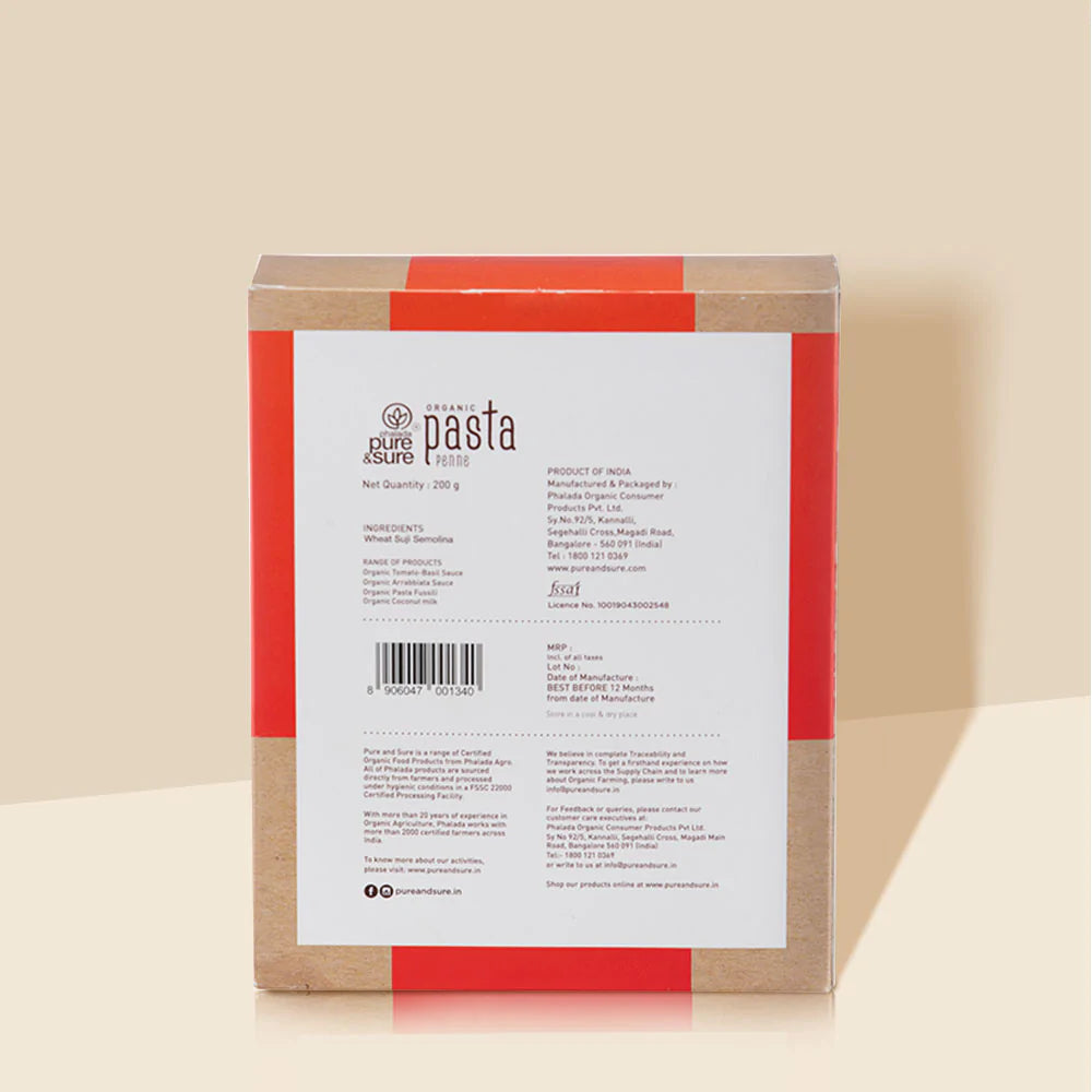 Organic Pasta Penne-200 g