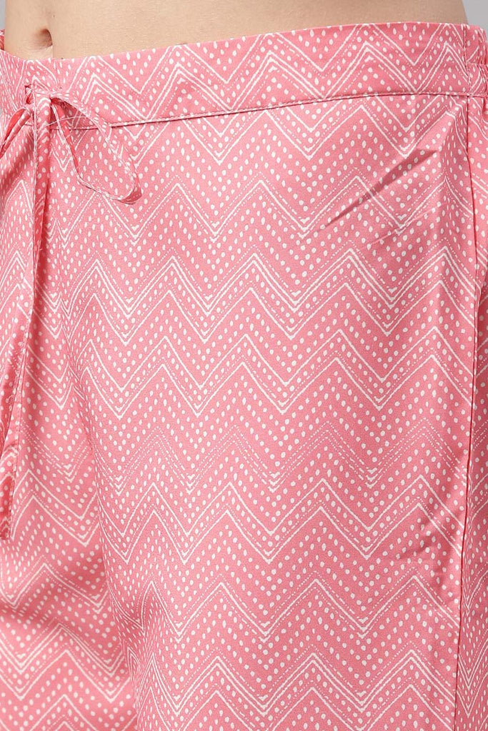 Women's Polyester Printed Kurta Pant Dupatta Set