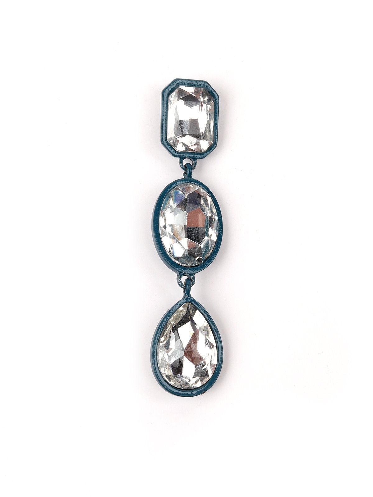 Women's Precious Crystal Embellished Earrings - Odette