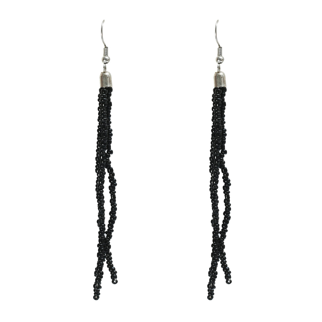 Kamal Johar Black Color Necklace with Ear