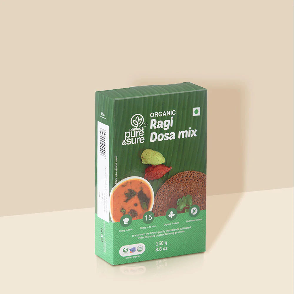 Organic Ragi Dosa MIX-250 g - Pure & Sure