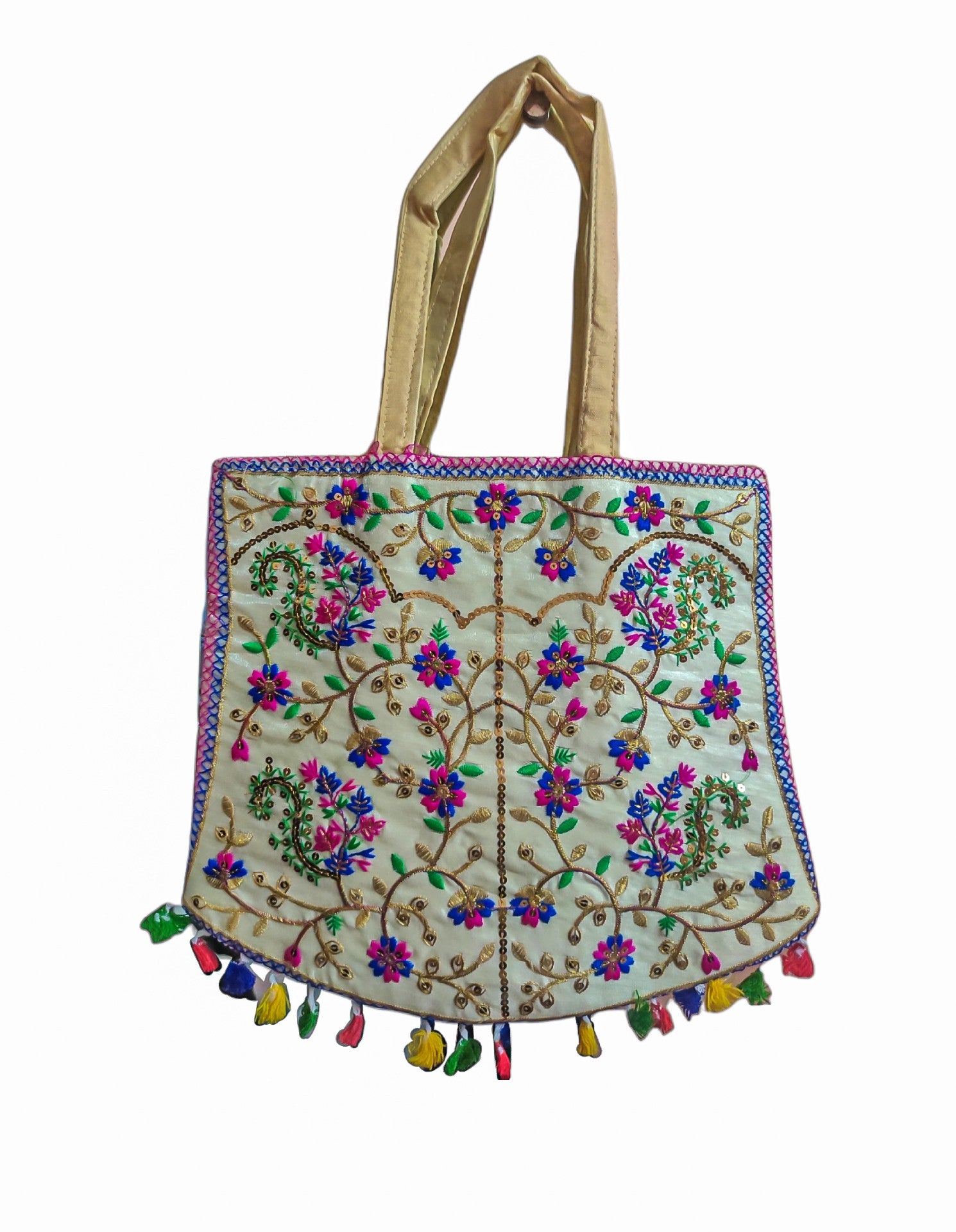 Women's Rajasthani Handcrafted Embossed Boho Shoulder Bag - Ritzie