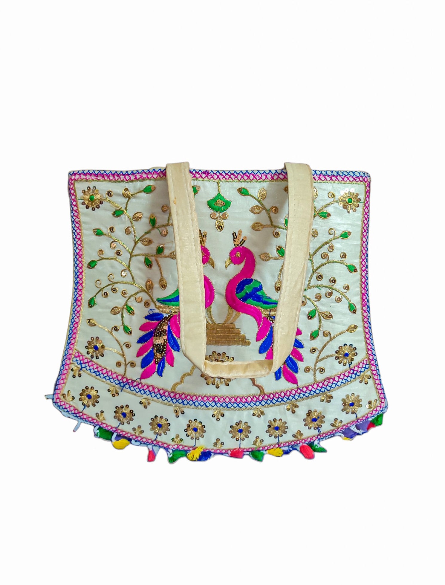 Women's Rajasthani Handcrafted Embossed Boho Shoulder Bag - Ritzie