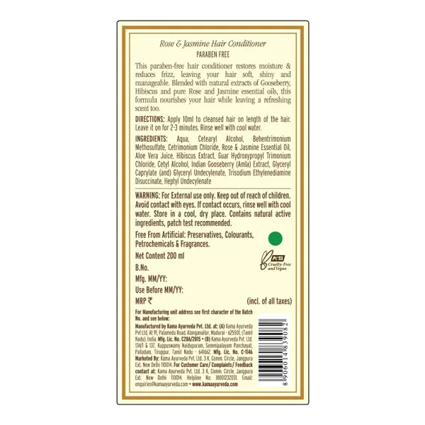 Rose & Jasmine Hair Conditioner