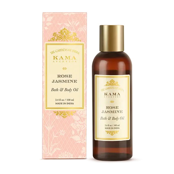 Rose Jasmine Bath and Body Oil - Kama Ayurveda