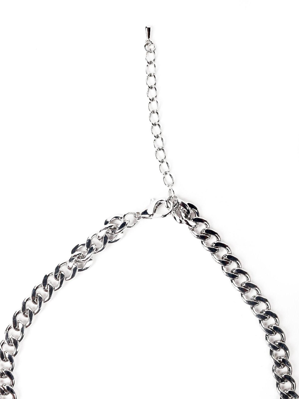 Women's Ruby Embellished Necklace - Odette