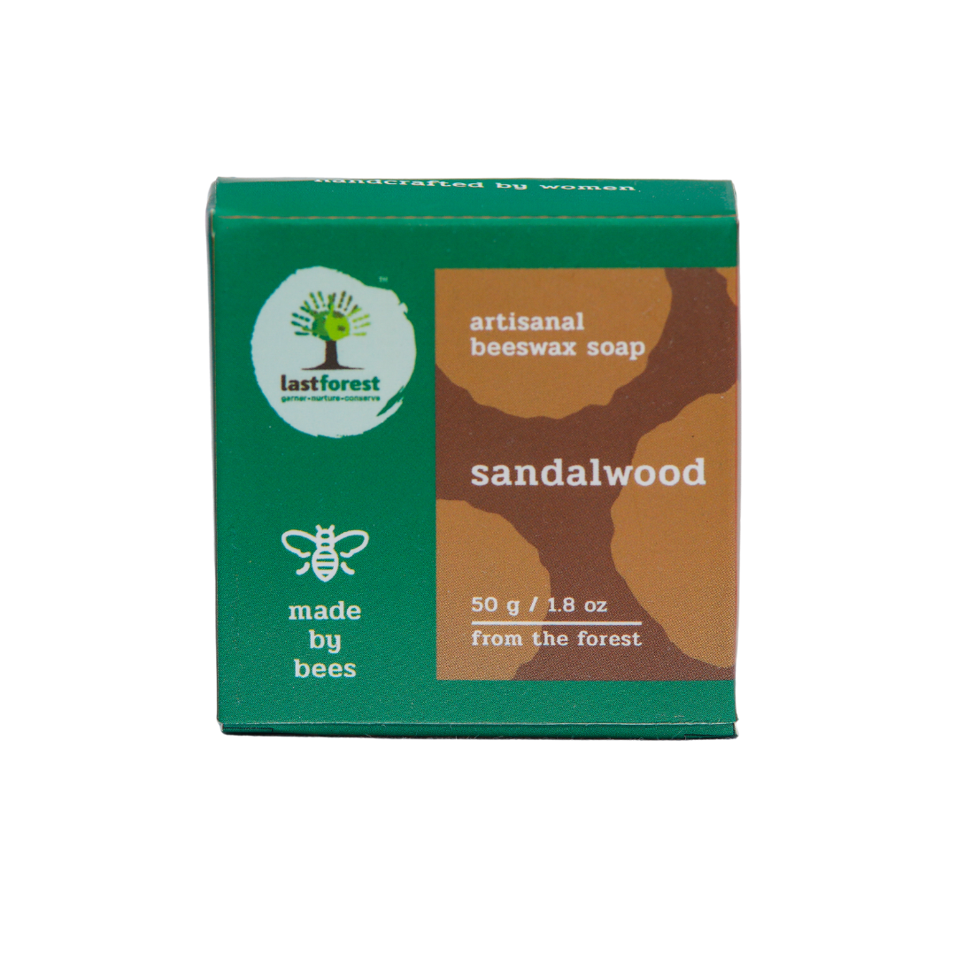 Artisanal Handmade 'Pebbles' Beeswax Soap - Sandalwood - Last Forest