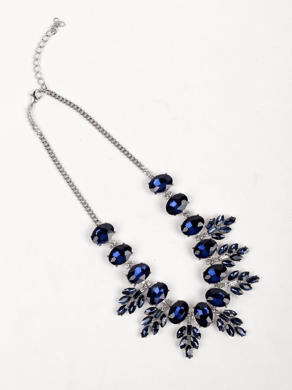Women's Sapphire Blue Necklace - Odette