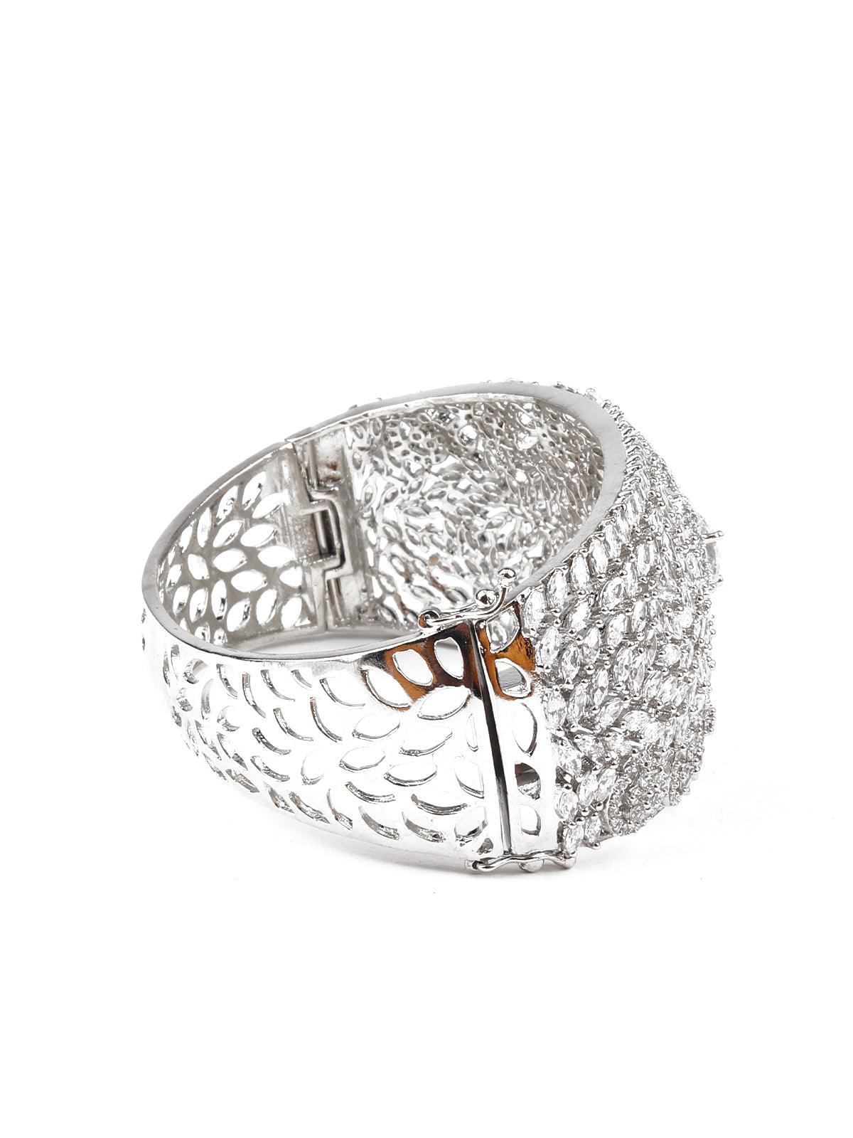 Women's Silver-Tone Stunned Gorgeous Bracelet - Odette