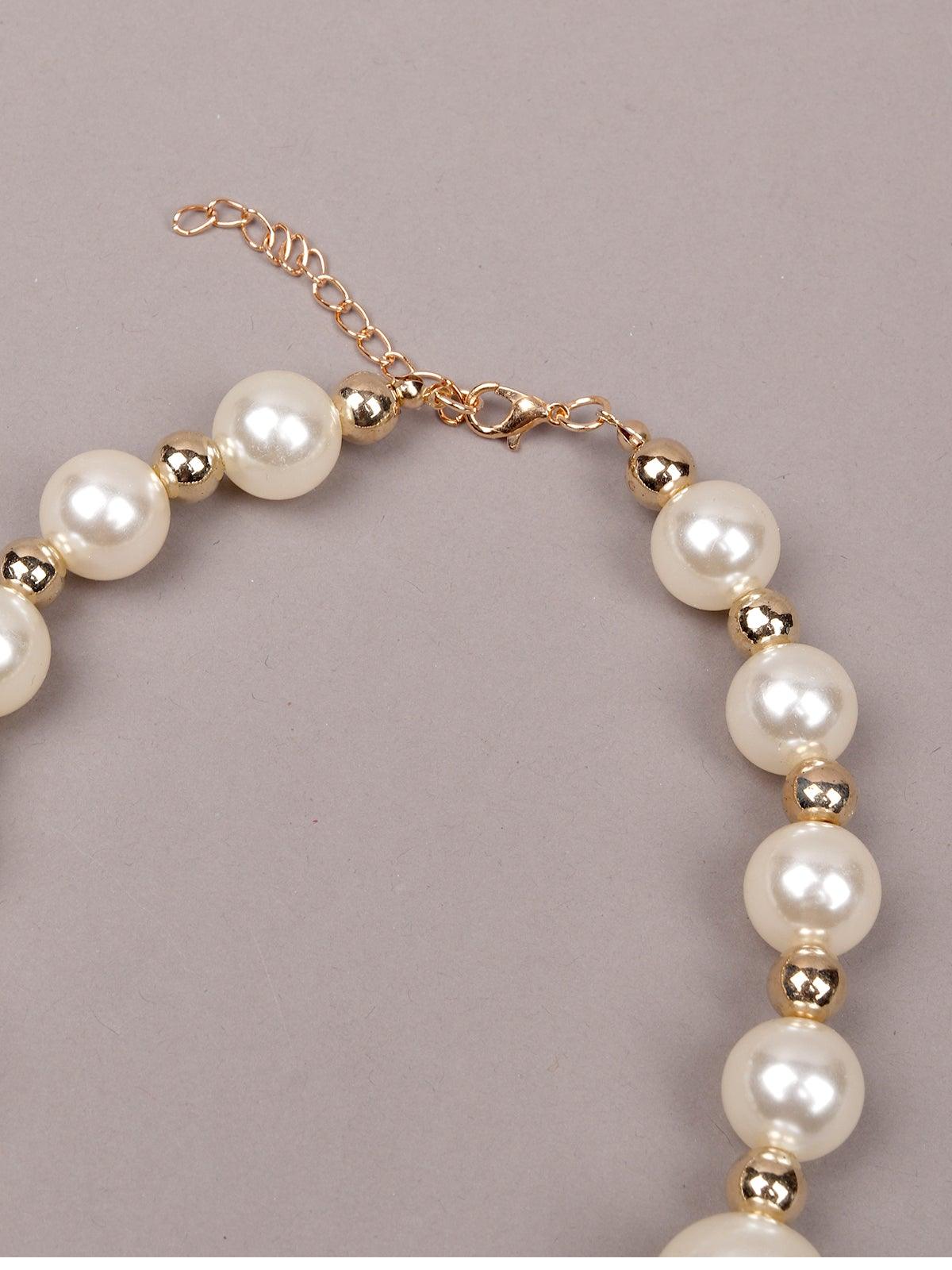 Women's Simple Classic Pearl Necklace - Odette