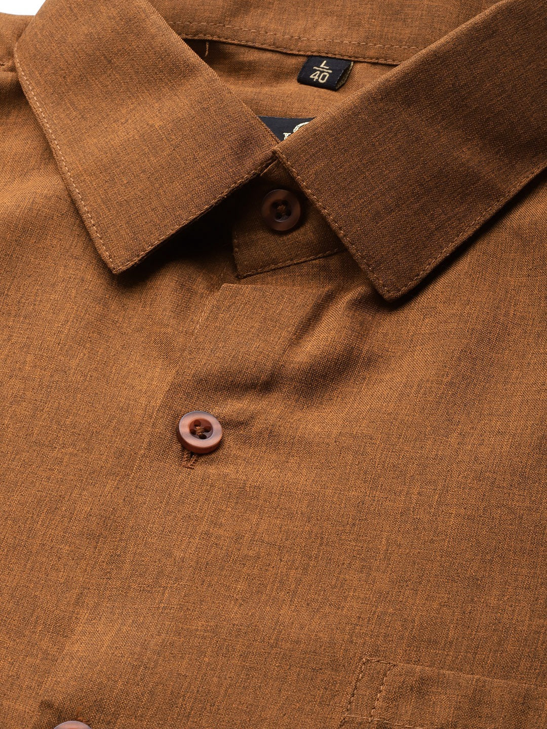 Men's Cotton Copper Casual Shirt