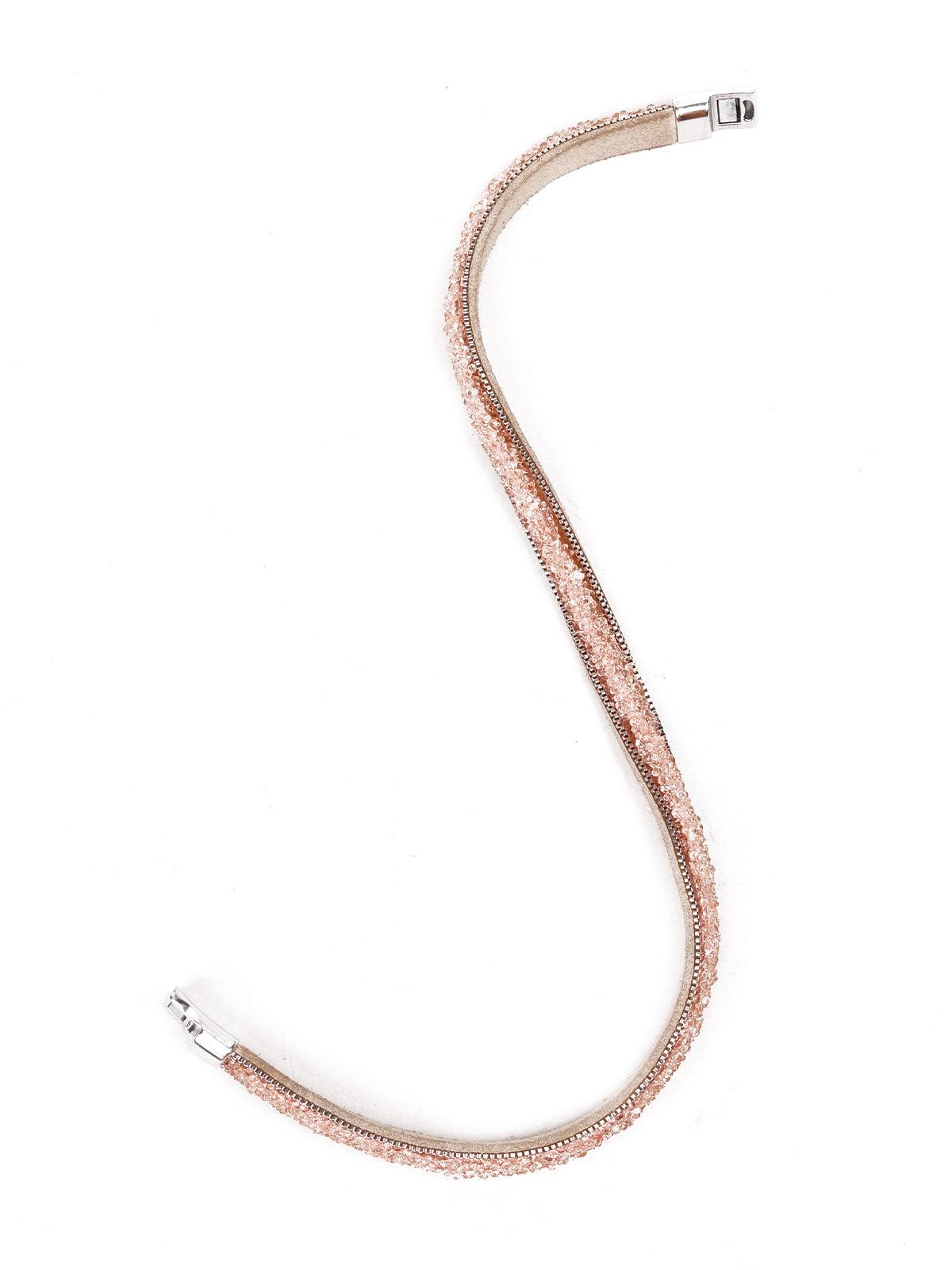 Women's Sleek Rose Gold Bracelet - Odette