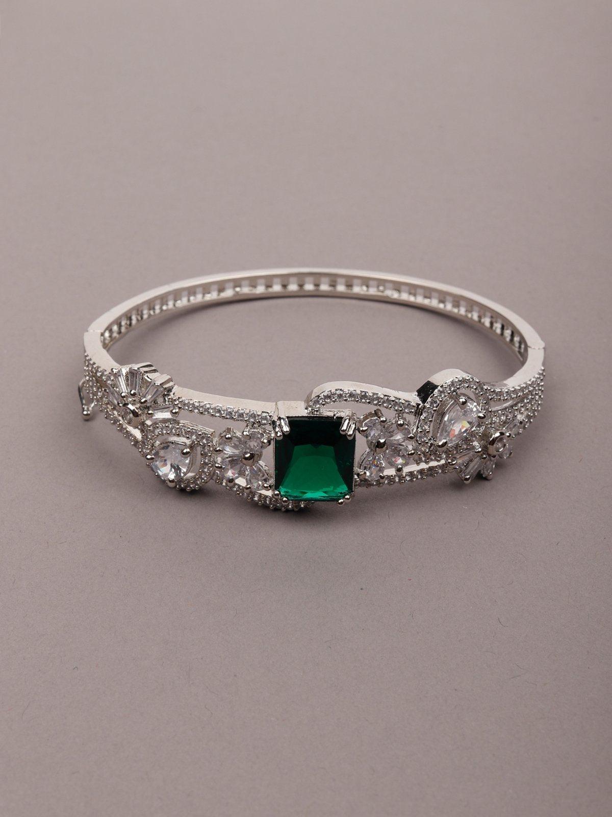 Women's Sparkling Emerald Bracelet - Odette