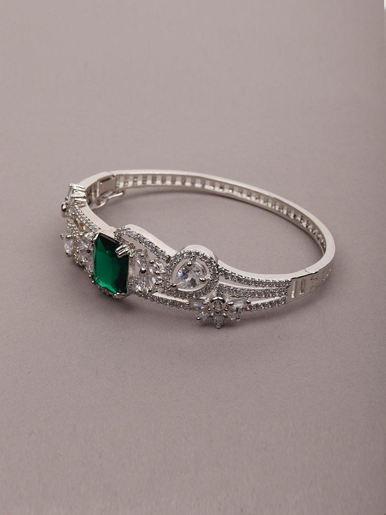 Women's Sparkling Emerald Bracele