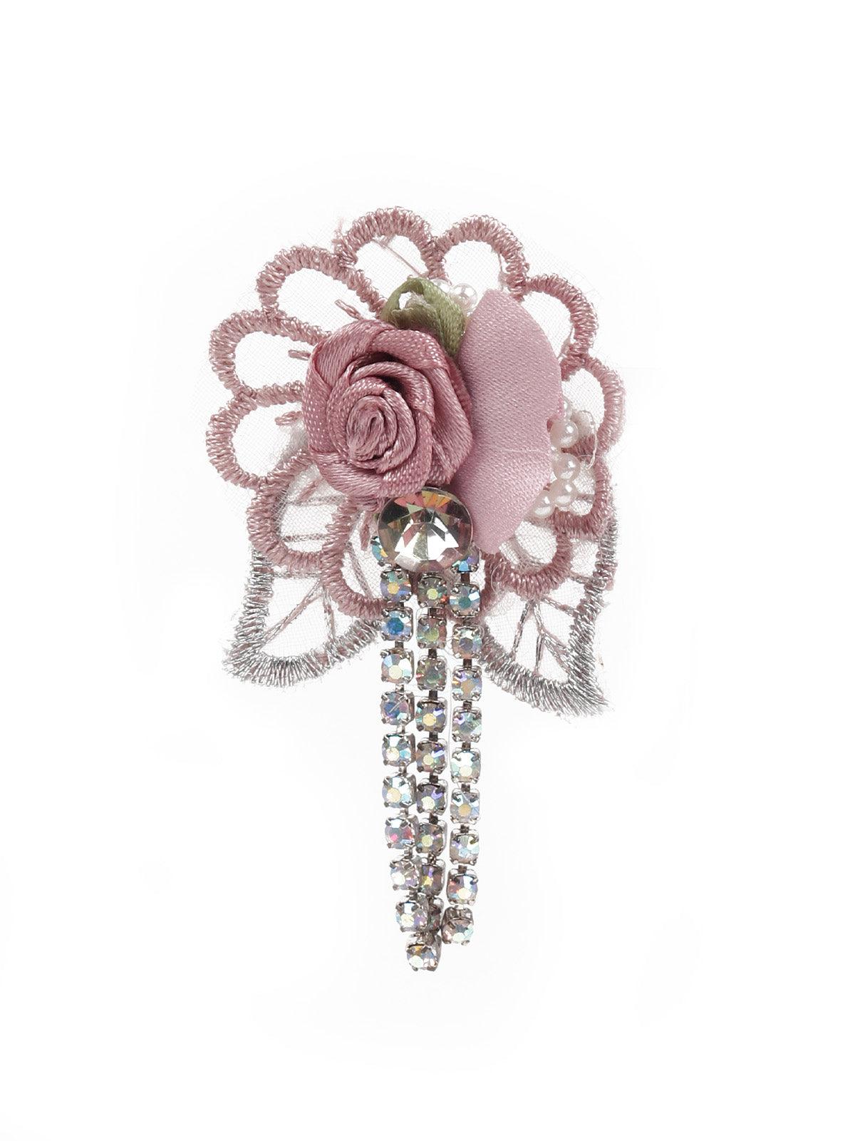 Women's Stunning Floral Lace Earrings - Odette